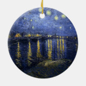 Sterrennacht over de Rhône Keramisch Ornament (Achterkant)