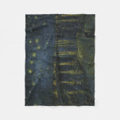 Sterrennacht over de Rhône, olieverfschilderij Van Fleece Deken (Voorkant)