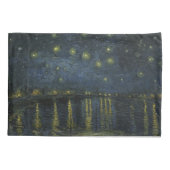 Sterrennacht over de Rhône, olieverfschilderij Van Kussensloop (Achterkant)