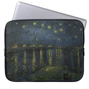 Sterrennacht over de Rhône, olieverfschilderij Van Laptop Sleeve