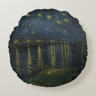 Sterrennacht over de Rhône, olieverfschilderij Van Rond Kussen