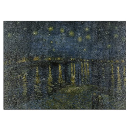 Sterrennacht over de Rhône, olieverfschilderij Van Snijplank (Voorkant)