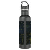 Sterrennacht over de Rhône, olieverfschilderij Van Waterfles (Achterkant)