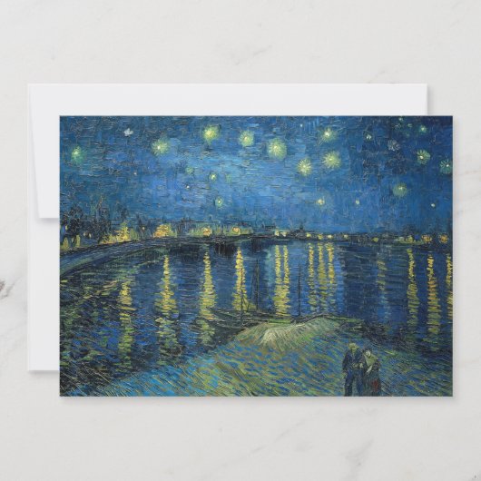 Sterrennacht over de Rhône | Vincent van Gogh (Voorkant)