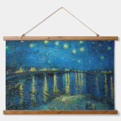 Sterrennacht over de Rhône | Vincent van Gogh Hangend Wandkleed (Voorkant)