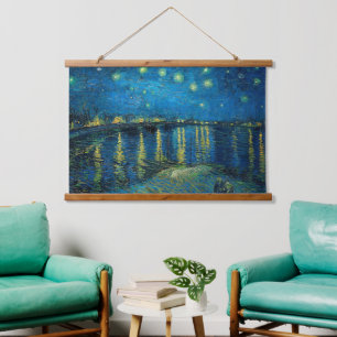 Sterrennacht over de Rhône   Vincent van Gogh Hangend Wandkleed