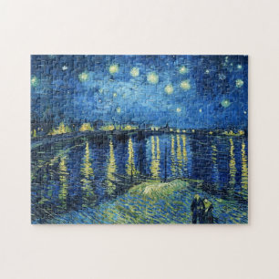Sterrennacht over de Rhone Vincent van Gogh Legpuzzel