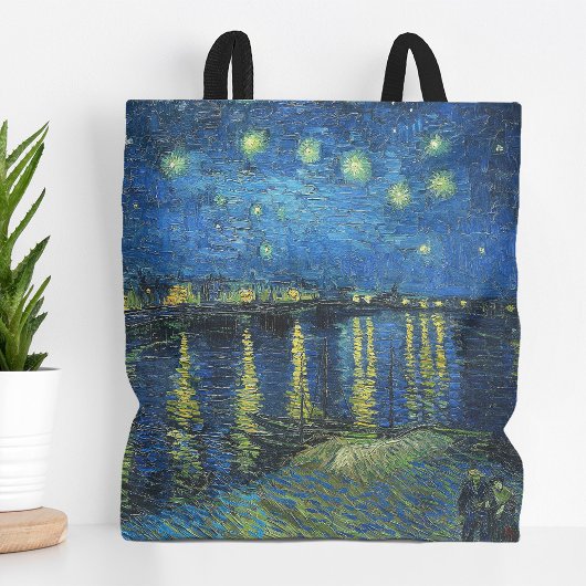 Sterrennacht over de Rhône | Vincent van Gogh Tote Bag