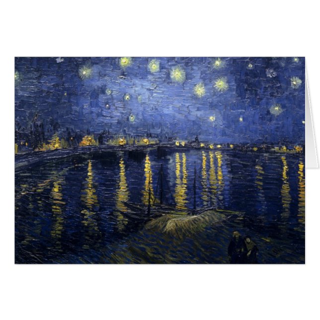 Sterrennacht over de Rijn (Voorkant Horizontaal)
