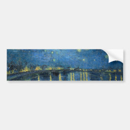 Sterrennacht over de Rijn (door van Gogh) Bumpersticker