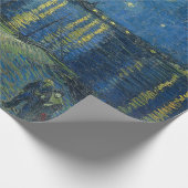 Sterrennacht over de Rijn (door van Gogh) Cadeaupapier (Hoek)