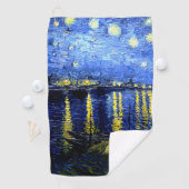 Sterrennacht over de Rijn door van Gogh Golfhanddoek (Insitu)