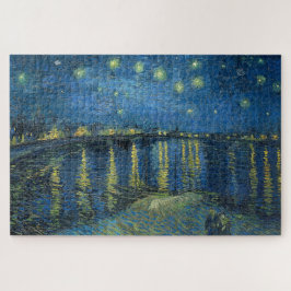 Sterrennacht over de Rijn (door van Gogh) Legpuzzel