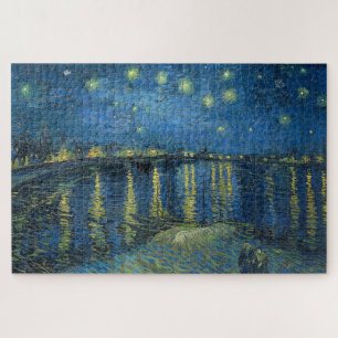 Sterrennacht over de Rijn (door van Gogh) Legpuzzel