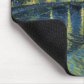 Sterrennacht over de Rijn (door van Gogh) Muismat (Hoek)