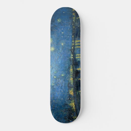 Sterrennacht over de Rijn (door van Gogh) Persoonlijk Skateboard (Voorkant)