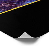 Sterrennacht over de Rijn door Van Gogh Poster (Hoek)