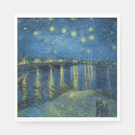 Sterrennacht over de Rijn (door van Gogh) Servet