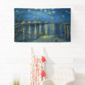 Sterrennacht over de Rijn (door van Gogh) Spandoek (Insitu)