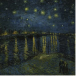Sterrennacht over de Rijn door Van Gogh Staand Fotobeeldje<br><div class="desc">Sterrennacht Over de Rijn (september 1888) is 's nachts een van de schilderijen van Vincent van Gogh van Arles; het was beschilderd op een plek op de rivieroever die slechts een minuut of twee liep van het Gele Huis op de plaats Lamartine die Van Gogh destijds huurde. De nachtelijke hemel...</div>