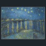 Sterrennacht over de Rijn door Van Gogh Tissuepapier<br><div class="desc">Vincent Van Gogh - Masters of Art Series</div>