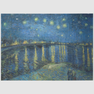 Sterrennacht over de Rijn (door van Gogh) Tissuepapier