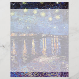 Sterrennacht over de Rijn, door Vincent van Gogh.