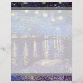 Sterrennacht over de Rijn, door Vincent van Gogh.