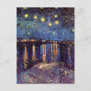 Sterrennacht over de Rijn door Vincent van Gogh Briefkaart