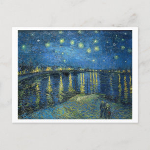 Sterrennacht over de Rijn door Vincent Van Gogh Briefkaart