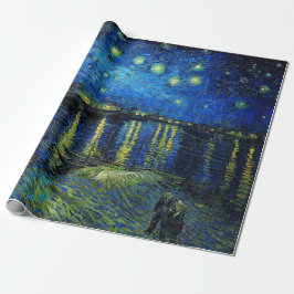 Sterrennacht over de Rijn door Vincent Van Gogh Cadeaupapier