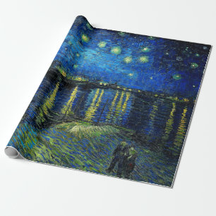 Sterrennacht over de Rijn door Vincent Van Gogh Cadeaupapier