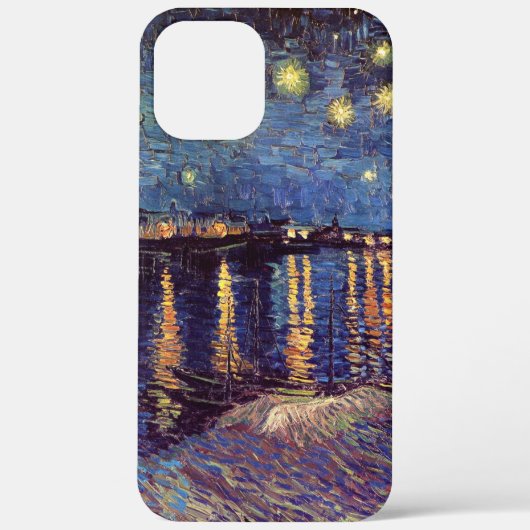 Sterrennacht over de Rijn door Vincent van Gogh Case-Mate iPhone Case (Achterkant)