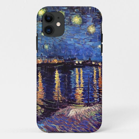 Sterrennacht over de Rijn, door Vincent van Gogh. Case-Mate iPhone Case (Achterkant)