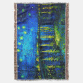 Sterrennacht over de Rijn door Vincent Van Gogh Deken (Voorkant Verticaal)