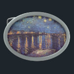 Sterrennacht over de Rijn door Vincent van Gogh Gesp<br><div class="desc">Sterrennacht over de Rijn door Vincent van Gogh is een kunstschilderij na het indrukken van het zeemaand schilderij. Een maritiem uitzicht over het water van de Rijn 's nachts met sterren in de hemel die in de reflectie schijnen. Over de kunstenaar: Vincent Willem van Gogh (1853-1890) was een van de...</div>