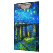 Sterrennacht over de Rijn door Vincent Van Gogh Klembord (Links)