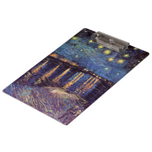 Sterrennacht over de Rijn door Vincent van Gogh Klembord