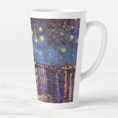 Sterrennacht over de Rijn door Vincent van Gogh Latte Mok (Rechts)