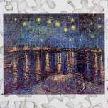 Sterrennacht over de Rijn door Vincent van Gogh Legpuzzel<br><div class="desc">Sterrennacht over de Rijn door Vincent van Gogh is een kunstschilderij na het indrukken van het zeemaand schilderij. Een maritiem uitzicht over het water van de Rijn 's nachts met sterren in de hemel die in de reflectie schijnen. Over de kunstenaar: Vincent Willem van Gogh (1853-1890) was een van de...</div>