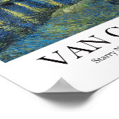 Sterrennacht over de Rijn door Vincent van Gogh Poster (Hoek)