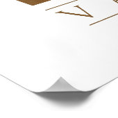 Sterrennacht over de Rijn door Vincent Van Gogh Poster (Hoek)