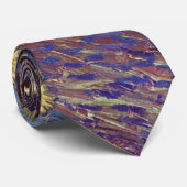 Sterrennacht over de Rijn door Vincent van Gogh Stropdas (Opgerold)