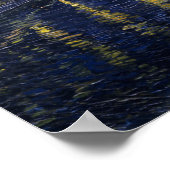 Sterrennacht over de Rijn Poster (Hoek)