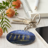 Sterrennacht over de Rijn Sleutelhanger (Zijkant)