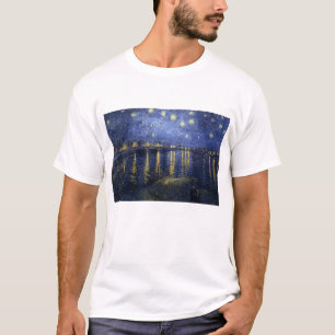 Sterrennacht over de Rijn T-Shirt - Van Gogh