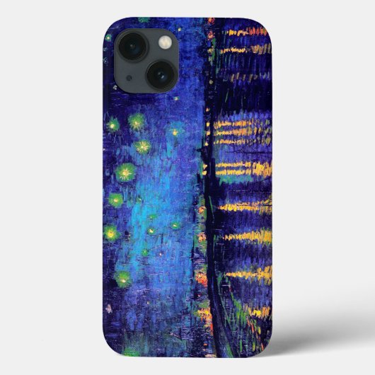 Sterrennacht over de Rijn Van Gogh Fine Art Case-Mate iPhone Case (Achterkant)
