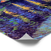 Sterrennacht over de Rijn Van Gogh Fine Art Poster (Hoek)