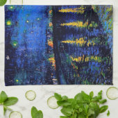 Sterrennacht over de Rijn Van Gogh Fine Art Theedoek (Gevouwen)