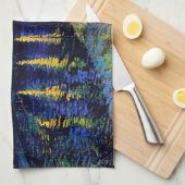 Sterrennacht over de Rijn Van Gogh Fine Art Theedoek (Quarter Fold)